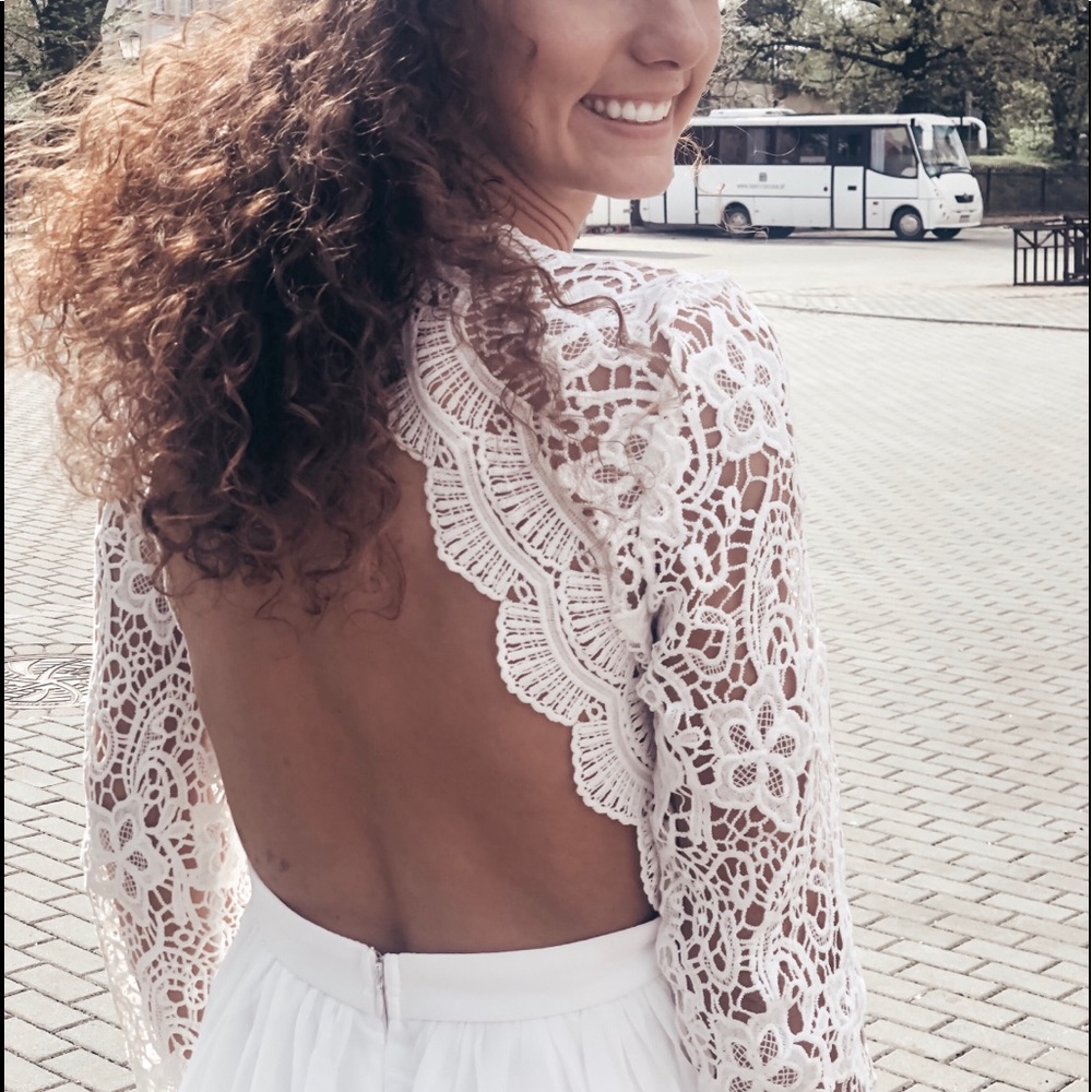 Lulus wedding dress